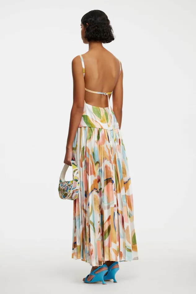 Women LEASGILL MIDI DRESS Cubist Canyon Acler Midi Dresses