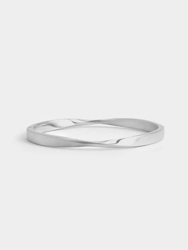Women Lena Twist Bangle 8211 Silver CHARLES and KEITH Bracelets