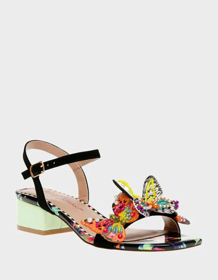 Women LOTTY BLACK BUTTERFLY Black Butterfly Betsey Johnson
