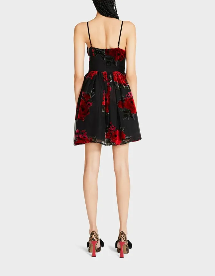 Women LUCIA MINI DRESS RED MULTI Red Multi Betsey Johnson