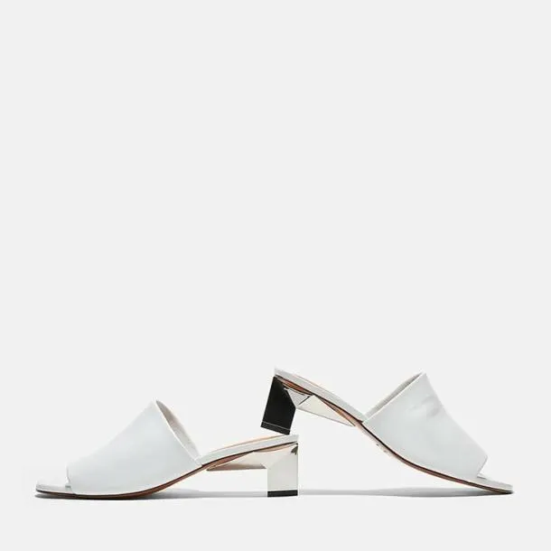 Women LYNA White Clergerie Mules