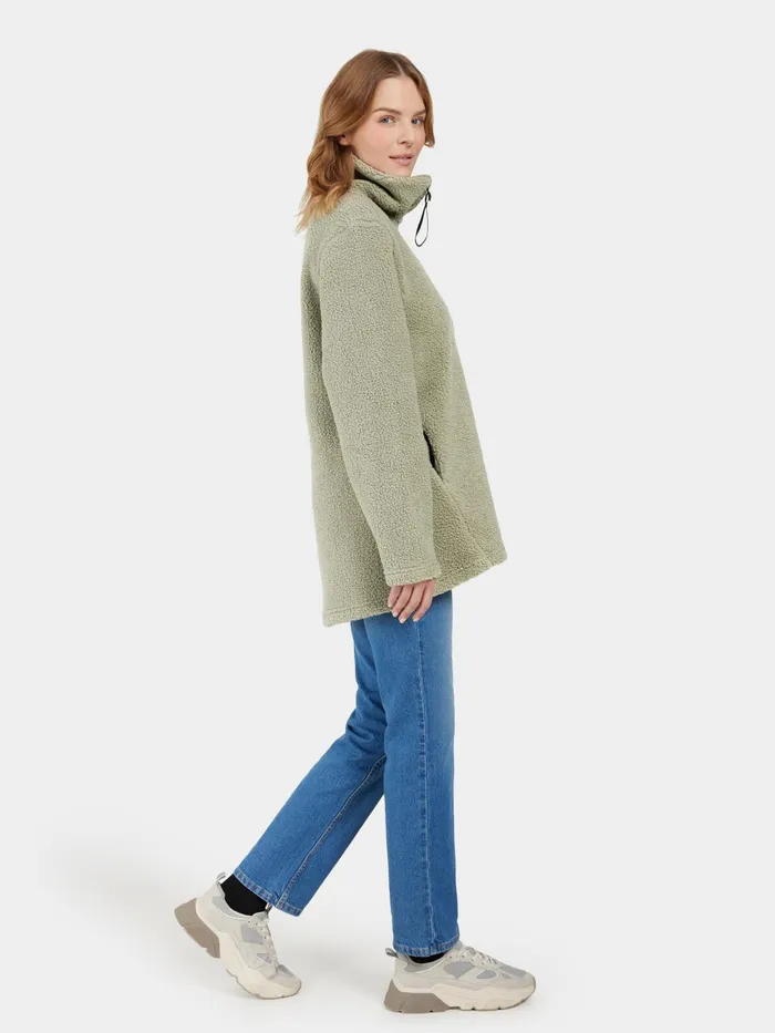Women Marina HalfZip Wilted Leaf Didriksons Autumn Jackets