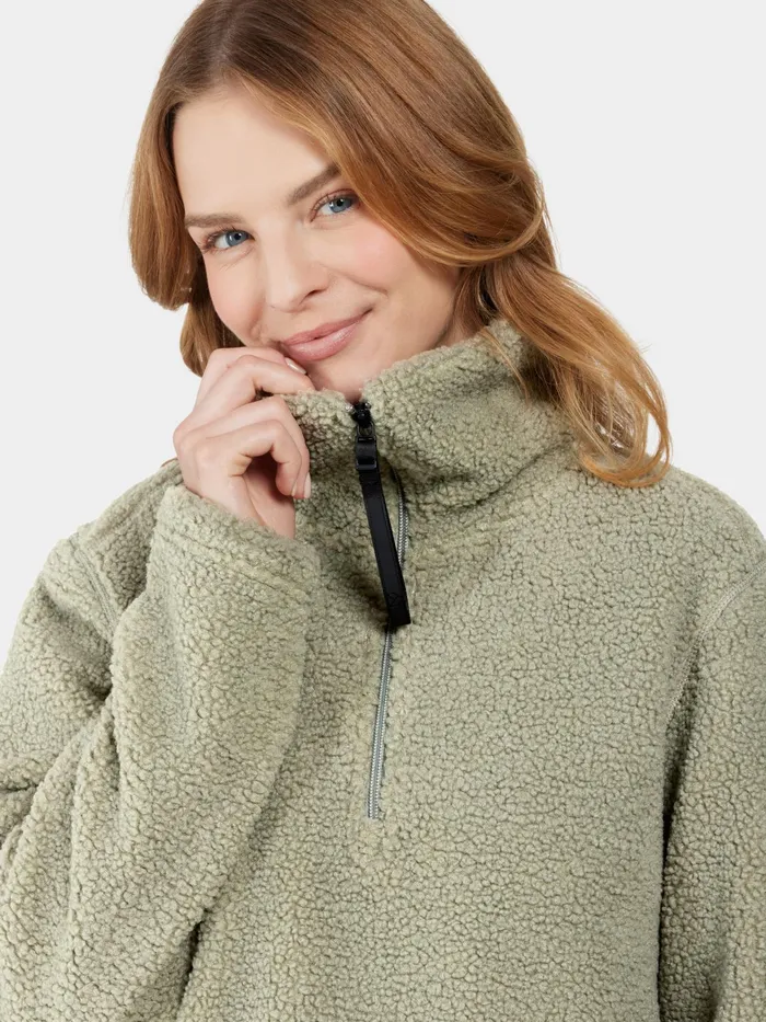 Women Marina HalfZip Wilted Leaf Didriksons Autumn Jackets