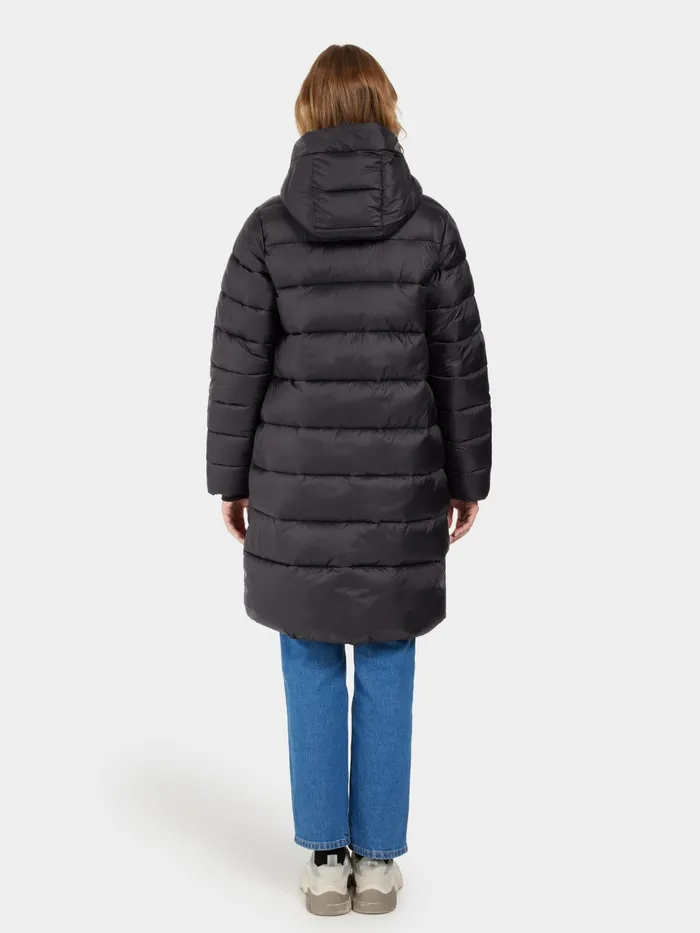 Women Marion Parka Black Didriksons Autumn Jackets