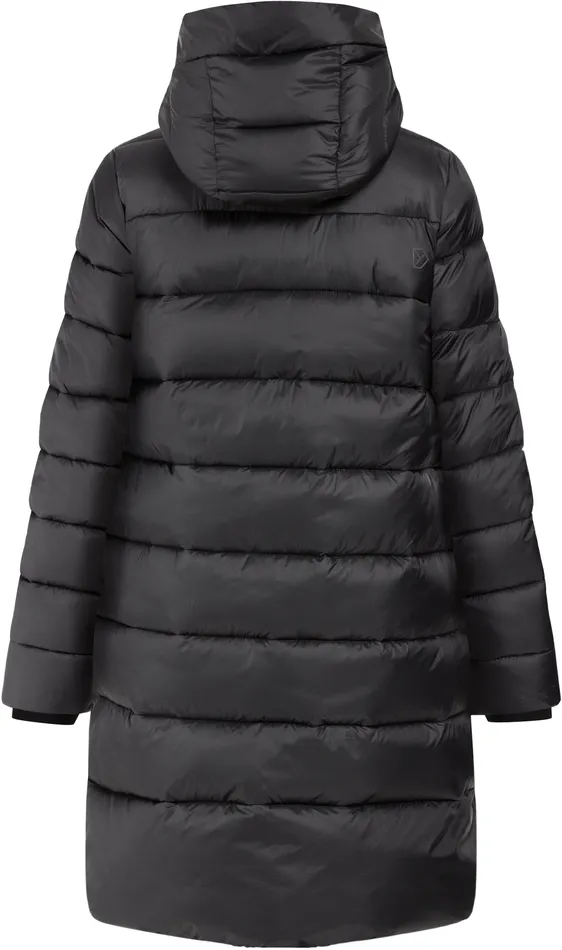 Women Marion Parka Black Didriksons Autumn Jackets