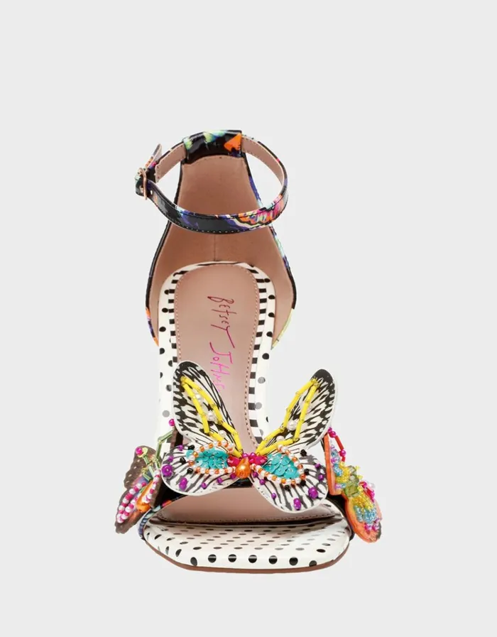 Women MARLOE BLACK BUTTERFLY Black Butterfly Betsey Johnson