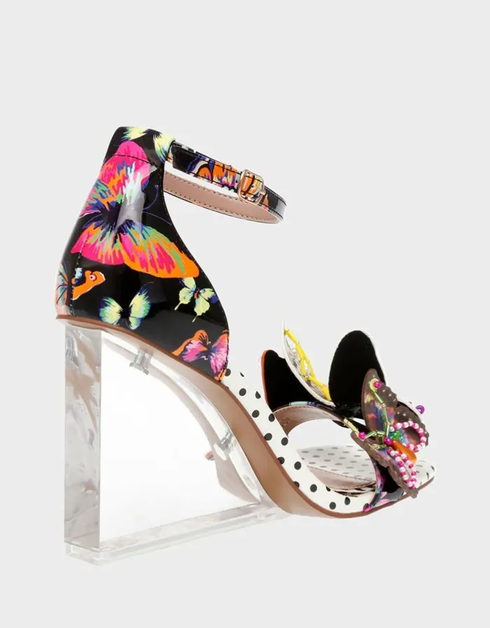 Women MARLOE BLACK BUTTERFLY Black Butterfly Betsey Johnson