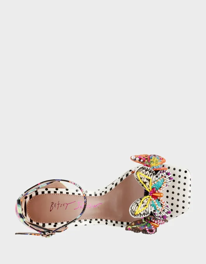 Women MARLOE BLACK BUTTERFLY Black Butterfly Betsey Johnson