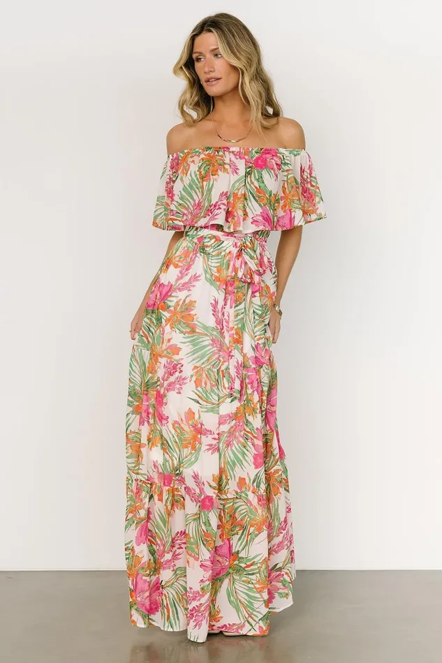 Women Maxi Dresses Baltic Born Lahaina Off Shoulder Maxi Dress Multi Women Maxi Dresses Baltic Born Lahaina Off Shoulder Maxi Dress Multi