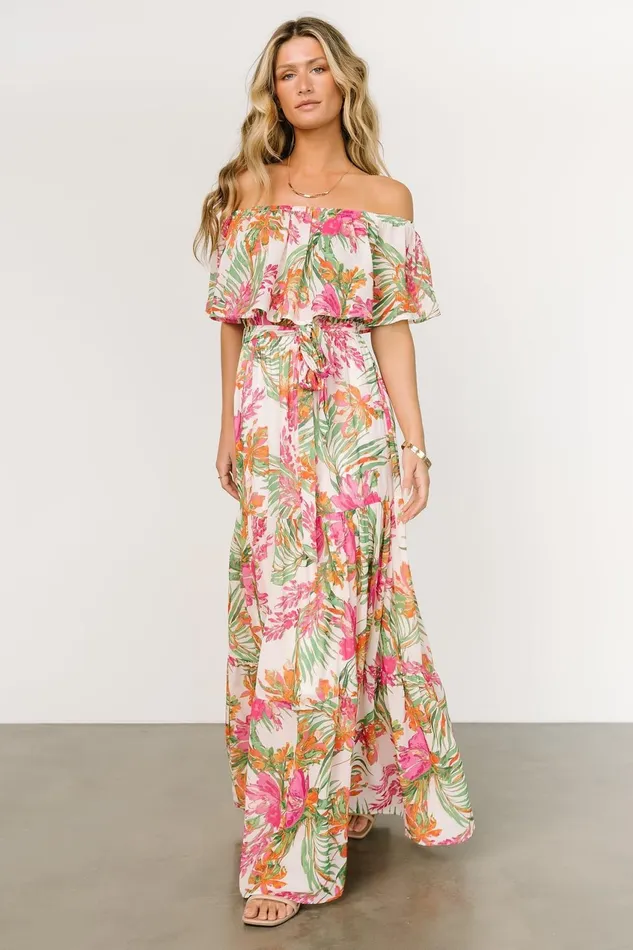 Women Maxi Dresses Baltic Born Lahaina Off Shoulder Maxi Dress Multi Women Maxi Dresses Baltic Born Lahaina Off Shoulder Maxi Dress Multi
