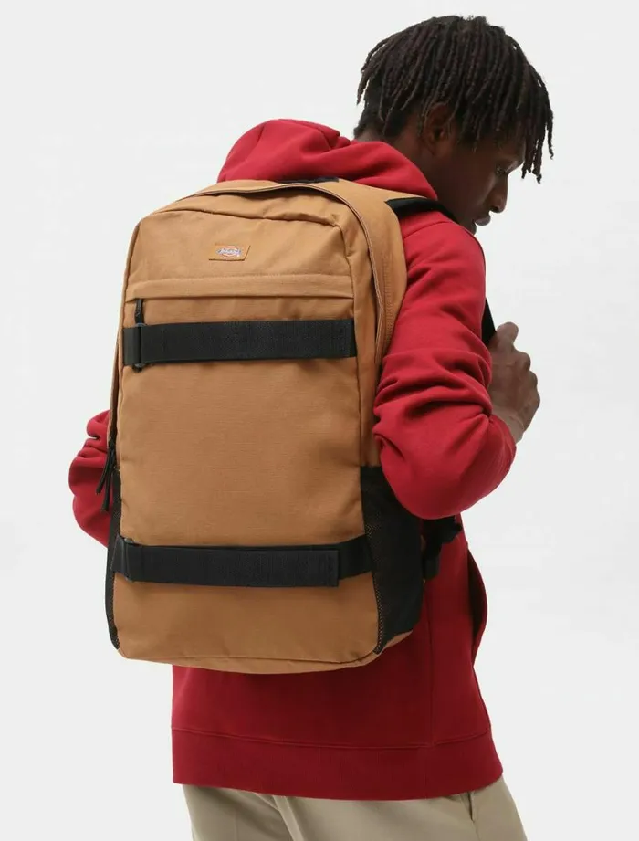 WomenMen Bags and Backpacks Dickies Duck Canvas Plus Backpack Brown Duck