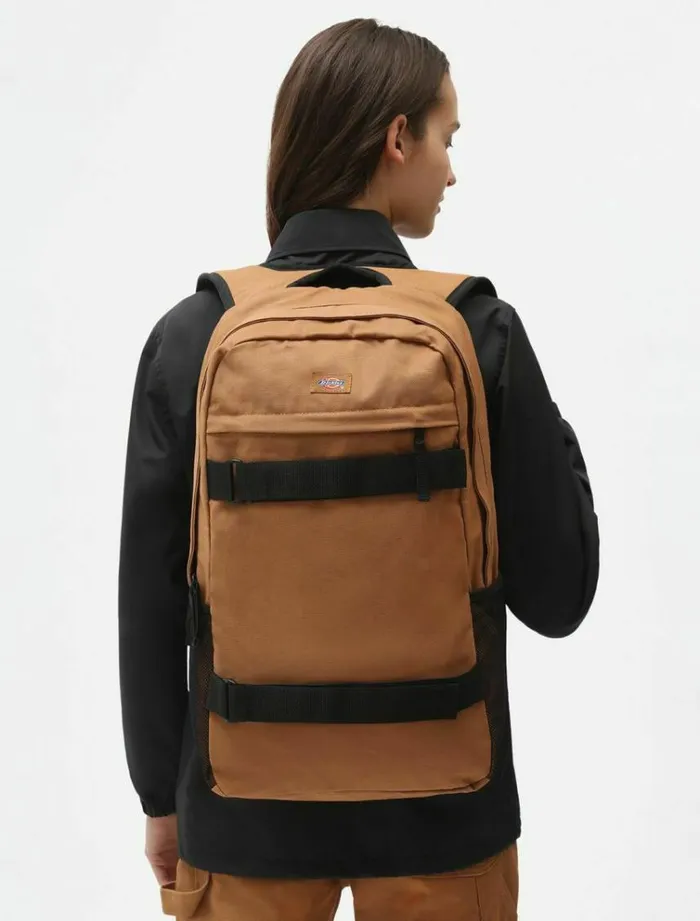 WomenMen Bags and Backpacks Dickies Duck Canvas Plus Backpack Brown Duck