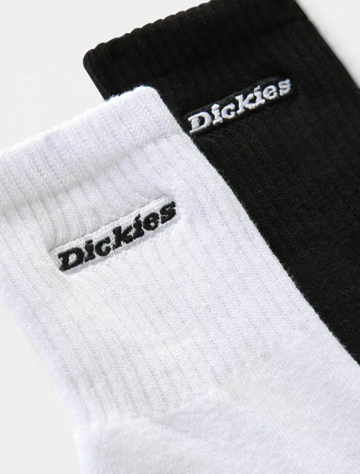 WomenMen Socks Dickies New Carlyss Socks Black White