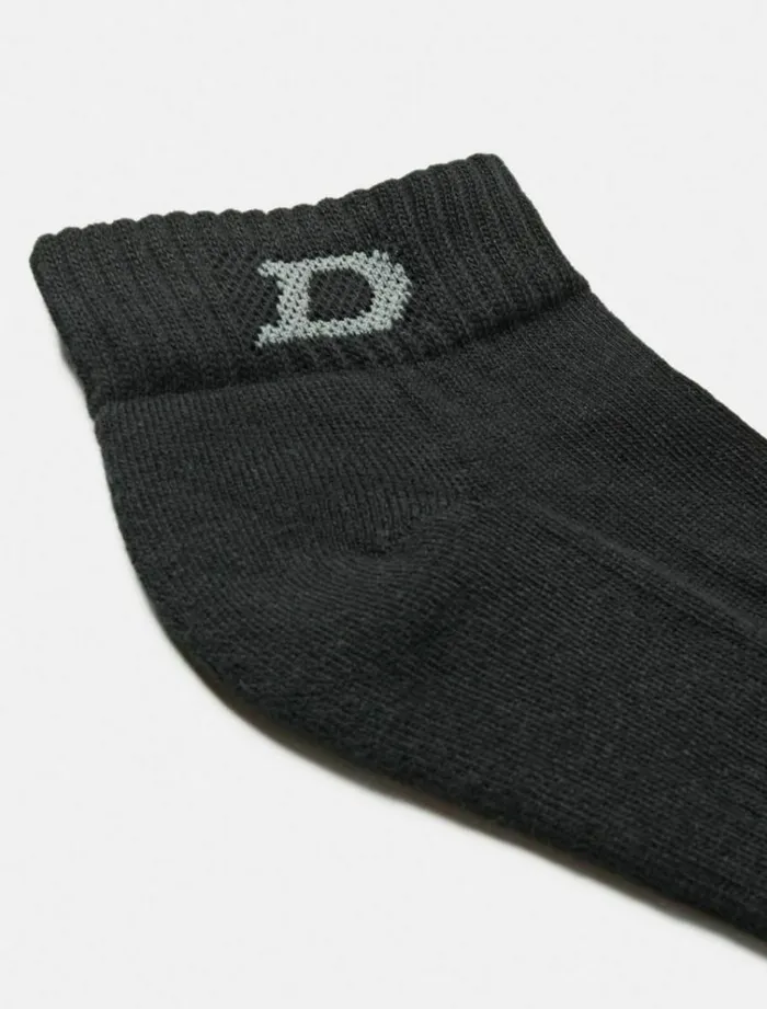 WomenMen Socks Dickies Work Sneaker Socks Black