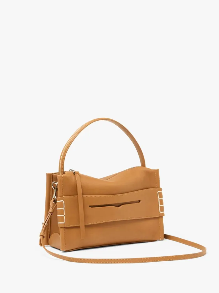 WomenMen Top Handle Bags JW Anderson LOAFER BAG 8211 LEATHER SHOULDER BAG Tan WomenMen Top Handle Bags JW Anderson LOAFER BAG 8211 LEATHER SHOULDER BAG Tan