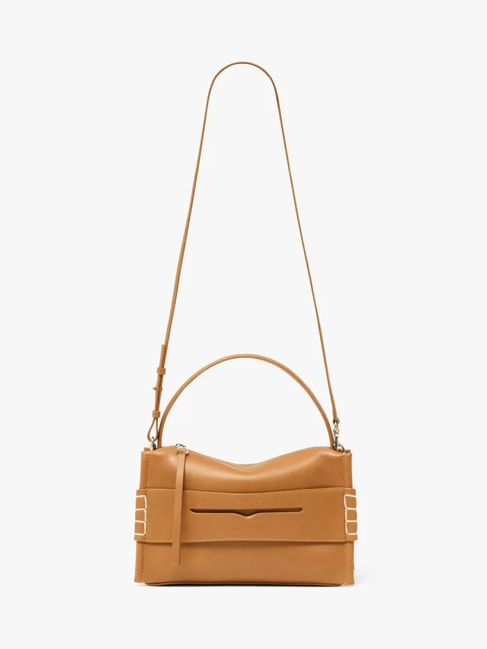 WomenMen Top Handle Bags JW Anderson LOAFER BAG 8211 LEATHER SHOULDER BAG Tan WomenMen Top Handle Bags JW Anderson LOAFER BAG 8211 LEATHER SHOULDER BAG Tan