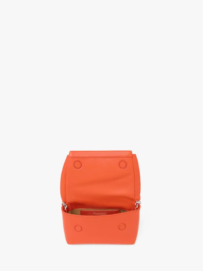 WomenMen Twister Bag JW Anderson SMALL BOW TWISTER 8211 LEATHER TOP HANDLE BAG Orange WomenMen Twister Bag JW Anderson SMALL BOW TWISTER 8211 LEATHER TOP HANDLE BAG Orange
