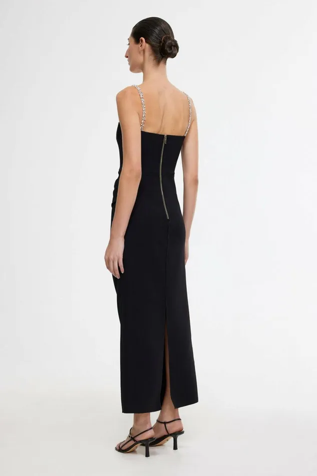 Women MONTEBELLO MIDI DRESS Black Acler Sale