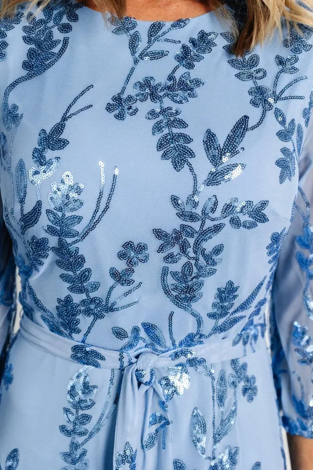 Women Mother Of The Bride Baltic Born Destiny Sequin Maxi Dress Blue Women Mother Of The Bride Baltic Born Destiny Sequin Maxi Dress Blue