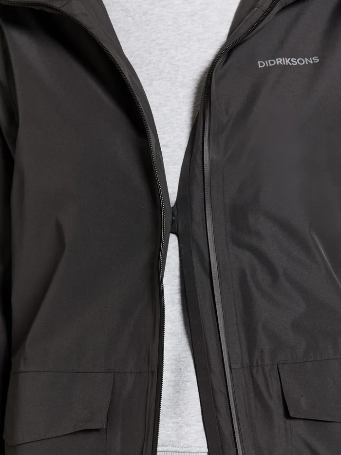 Women Nadja Parka Long Black Didriksons Spring Jackets