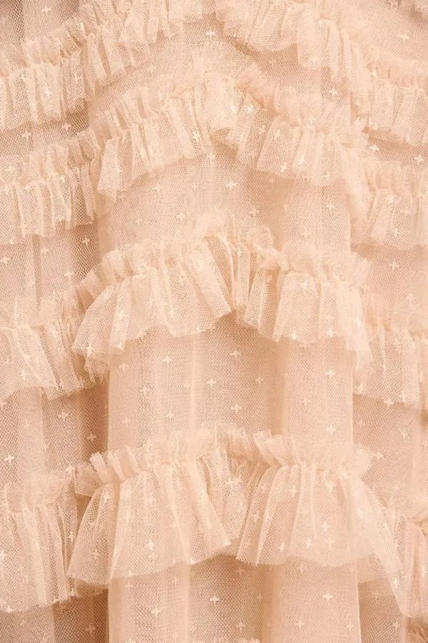 Women Needle and Thread Lola Backless Ballerina Dress Beige Women Needle and Thread Lola Backless Ballerina Dress Beige