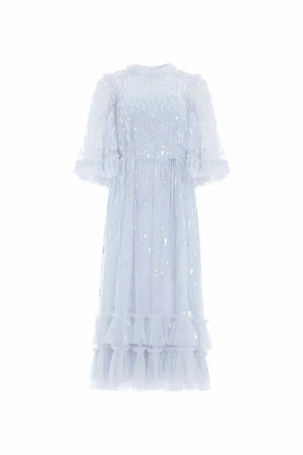 Women Needle and Thread Sequin Dash Ballerina Dress Blue Women Needle and Thread Sequin Dash Ballerina Dress Blue
