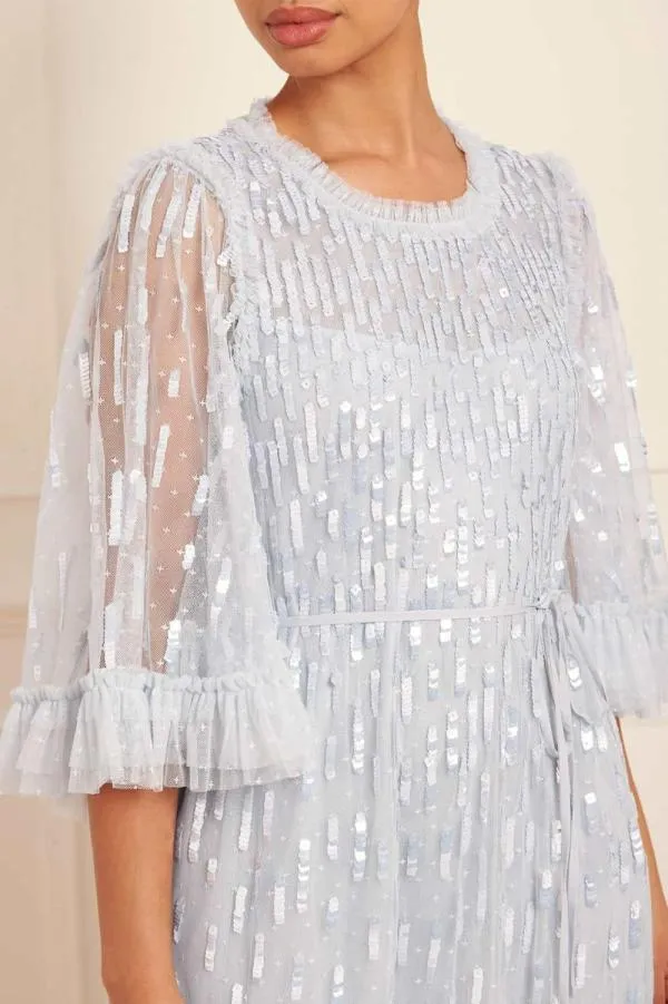 Women Needle and Thread Sequin Dash Ballerina Dress Blue Women Needle and Thread Sequin Dash Ballerina Dress Blue