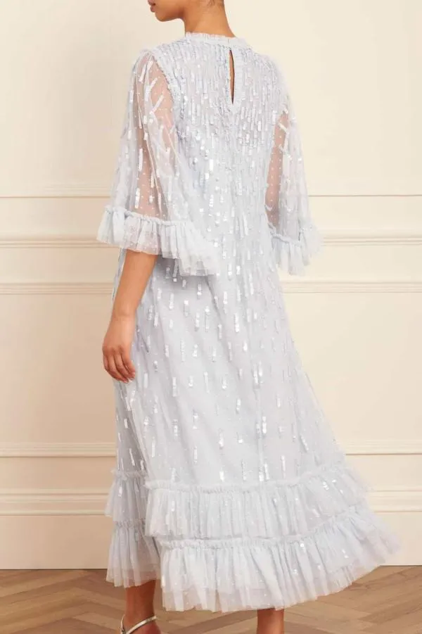 Women Needle and Thread Sequin Dash Ballerina Dress Blue Women Needle and Thread Sequin Dash Ballerina Dress Blue