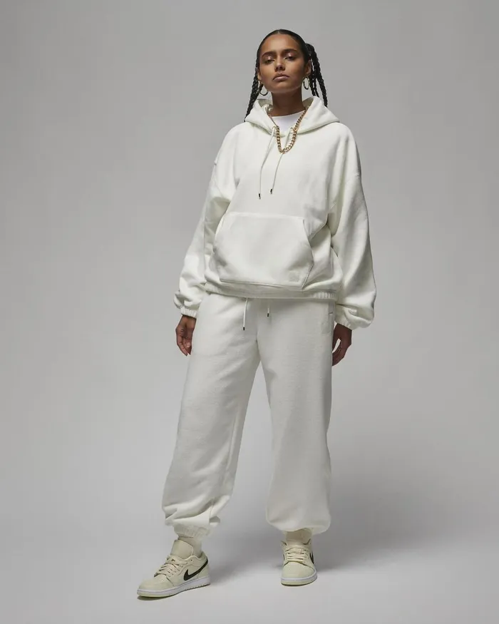 Women Nike All Clothing Jordan Flight Fleece Sail
