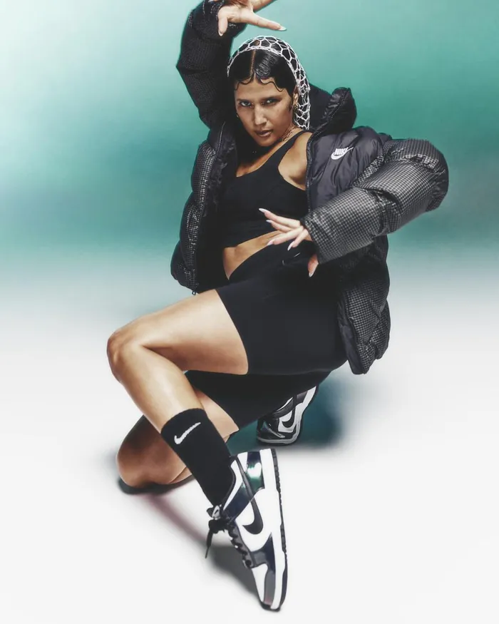 Women Nike All Clothing Sportswear Essential Blackwhite