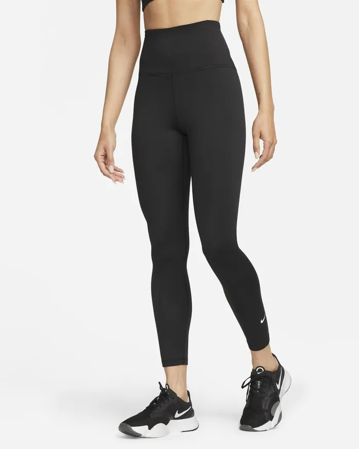 Women Nike All Clothing ThermaFIT One Blackwhite