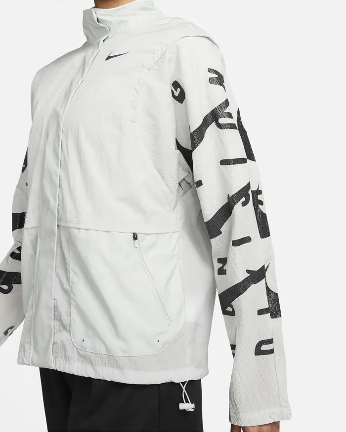 Women Nike All Clothing ThermaFIT Run Division Light Silver