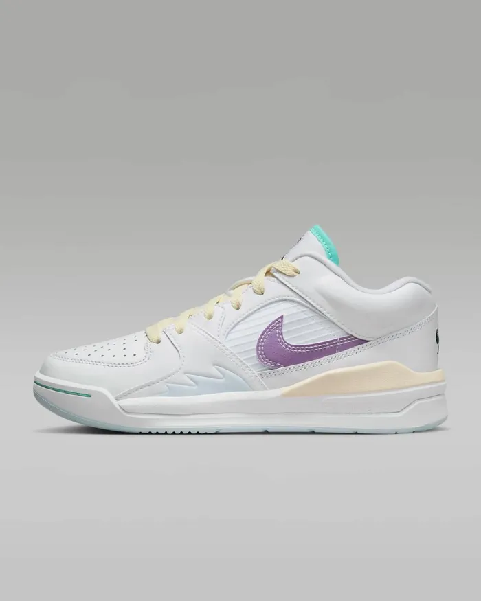 Women Nike All Shoes Jordan Stadium 90 Whitewhiteblue Tintrush Fuchsia