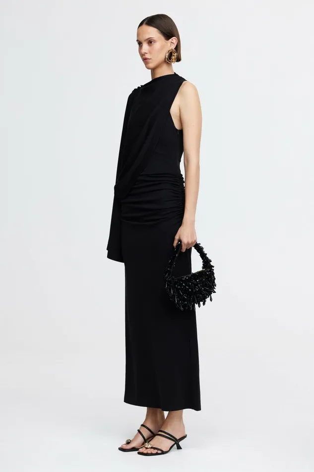 Women ODDER MIDI DRESS Black Acler Midi Dresses
