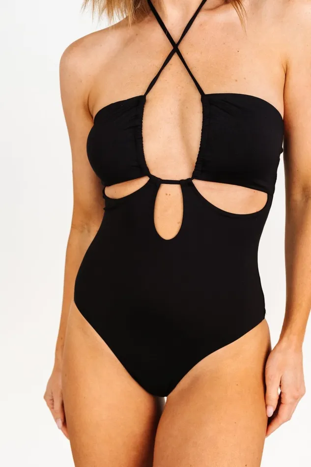 Women One Piece Baltic Born St Tropez Cut Out One Piece Black Women One Piece Baltic Born St Tropez Cut Out One Piece Black
