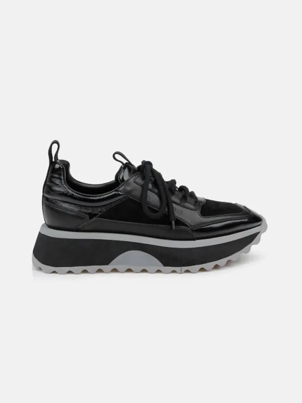 Women OPUS Gloss Black Clergerie Sneakers