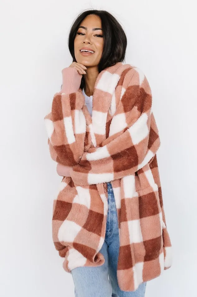 Women Outerwear Baltic Born Lincoln Teddy Cardigan Berry White Women Outerwear Baltic Born Lincoln Teddy Cardigan Berry White