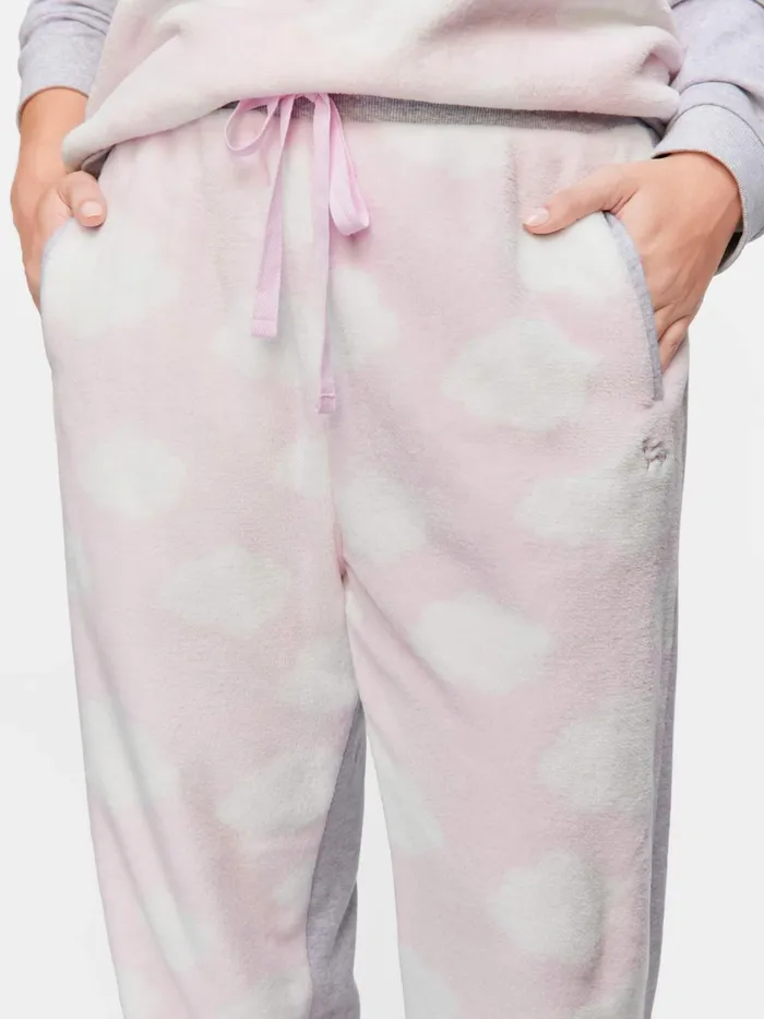 Women PA Plus Cloud Cuddle Fleece Track Pj Pant Multi Peter Alexander Online Only Styles