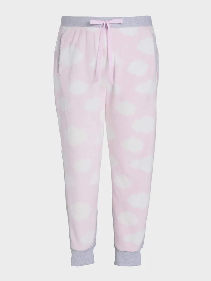 Women PA Plus Cloud Cuddle Fleece Track Pj Pant Multi Peter Alexander Online Only Styles