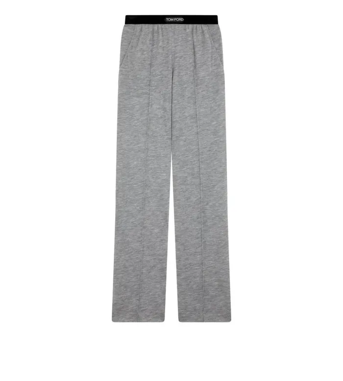 Women Pants and Shorts Tom Ford Cashmere Pj Pants Grey Melange