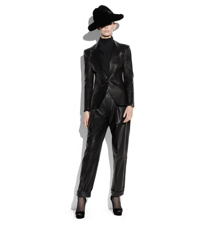 Women Pants and Shorts Tom Ford New Plonge Boyfriend Fit Pants Black Women Pants and Shorts Tom Ford New Plonge Boyfriend Fit Pants Black