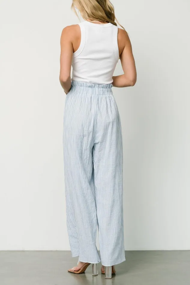 Women Pants Baltic Born Delphi Wide Leg Pants Blue Stripe Women Pants Baltic Born Delphi Wide Leg Pants Blue Stripe