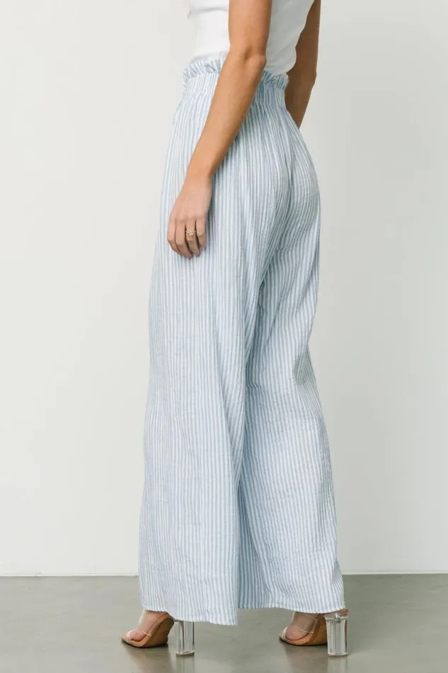 Women Pants Baltic Born Delphi Wide Leg Pants Blue Stripe Women Pants Baltic Born Delphi Wide Leg Pants Blue Stripe
