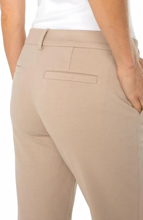 Women Pants Liverpool Los Angeles Kelsey Crop Trouser Biscuit Tan