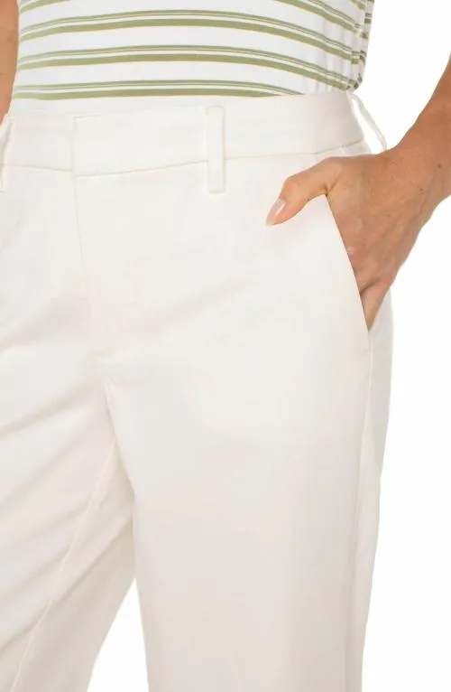 Women Pants Liverpool Los Angeles Kelsey Wide Leg Trouser Bone