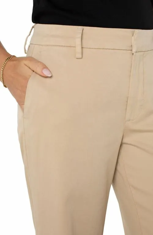Women Pants Liverpool Los Angeles Kelsey Wide Leg Trouser Cappuccino
