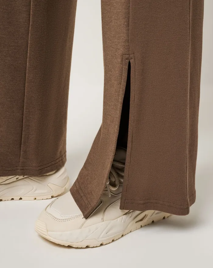 Women Pants TravisMathew HIDDEN LOCAL PANT Heather Cocoa Brown