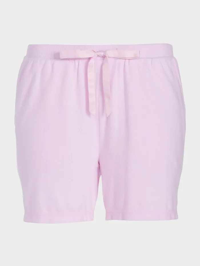 Women Pink Plush Mid Short Pink Peter Alexander Lounge