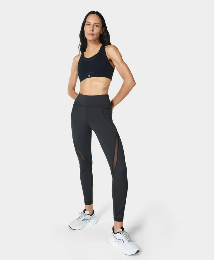 Women Power Icon Leggings Black Sweaty Betty Pocketed