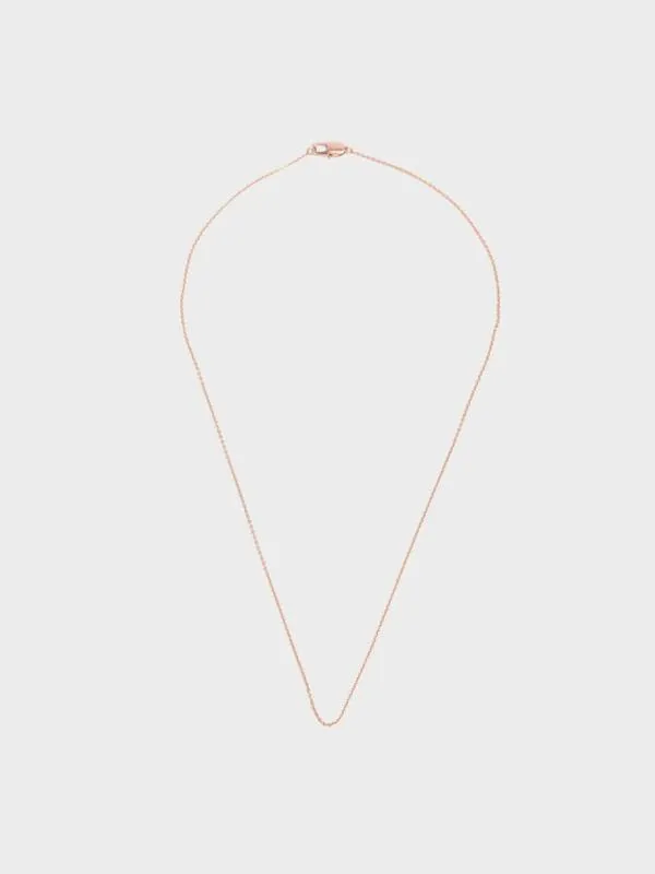 Women Princess Chain Necklace 8211 Rose Gold CHARLES and KEITH Necklaces